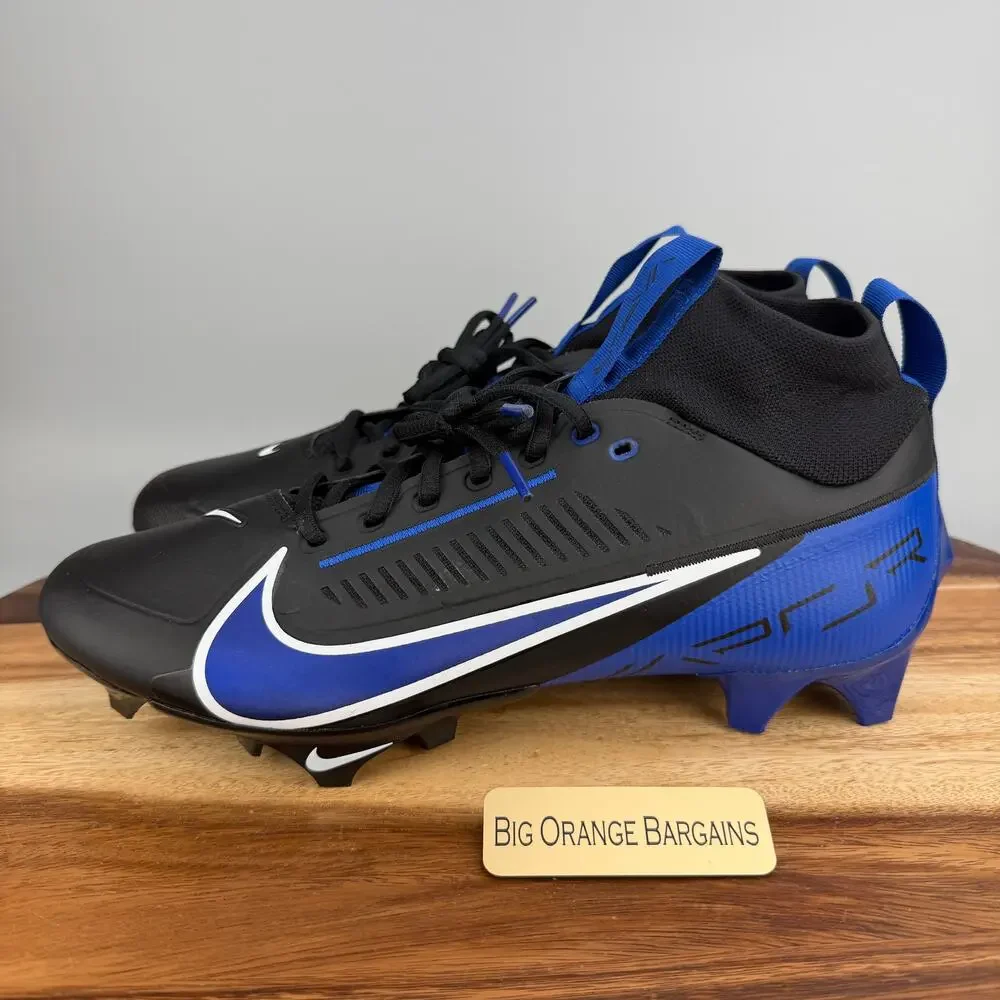 Nike Vapor Edge Pro 360 2 Football Cleats Black Blue FN7759-009 Men’s 10.5 - Picture 3 of 8